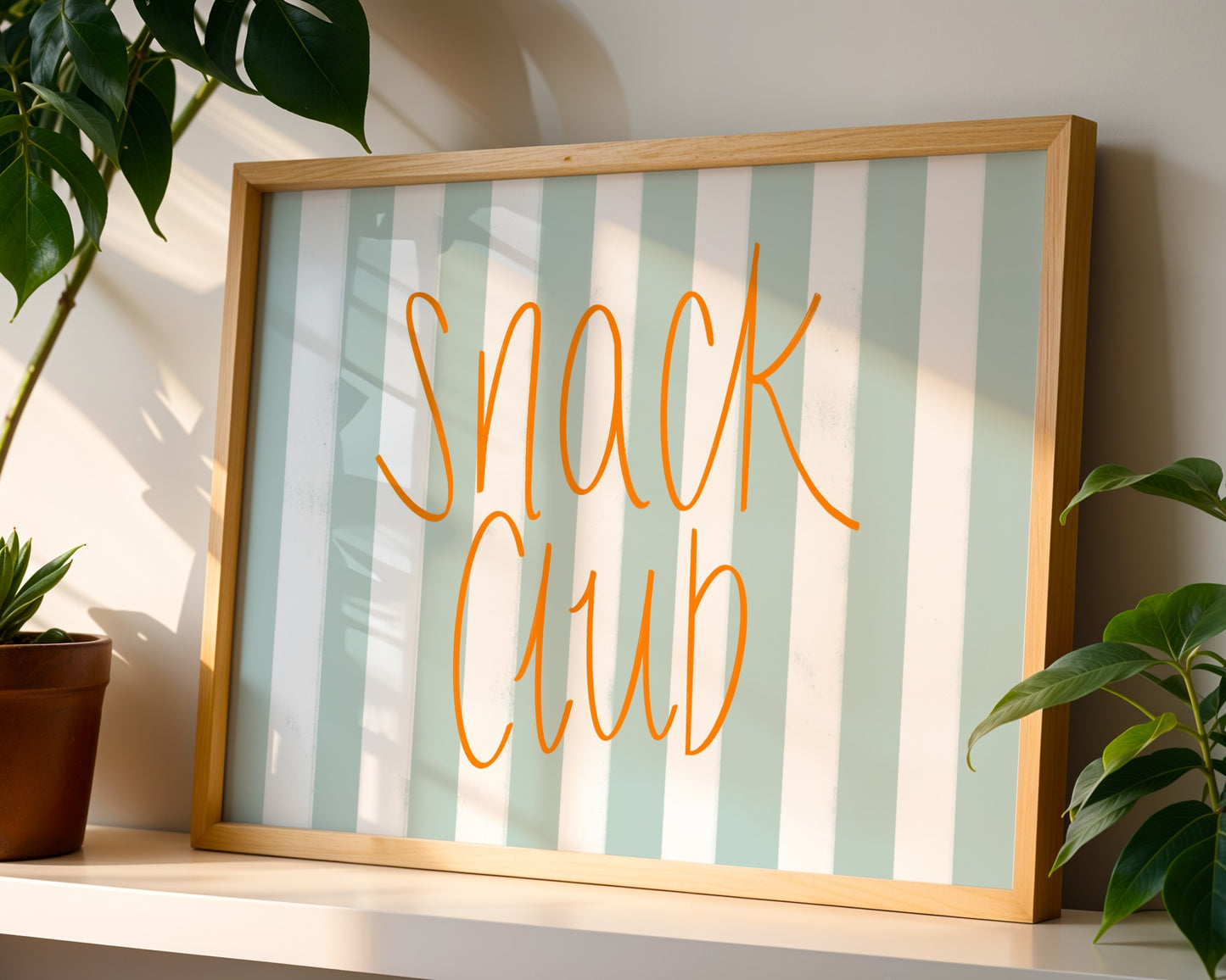 Mint Snack Club Art Print