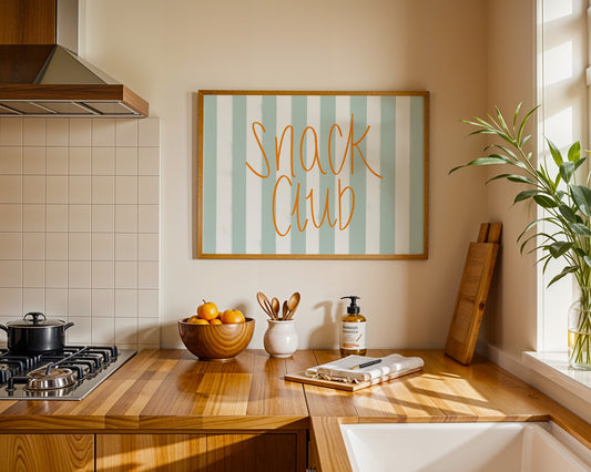 Mint Snack Club Art Print