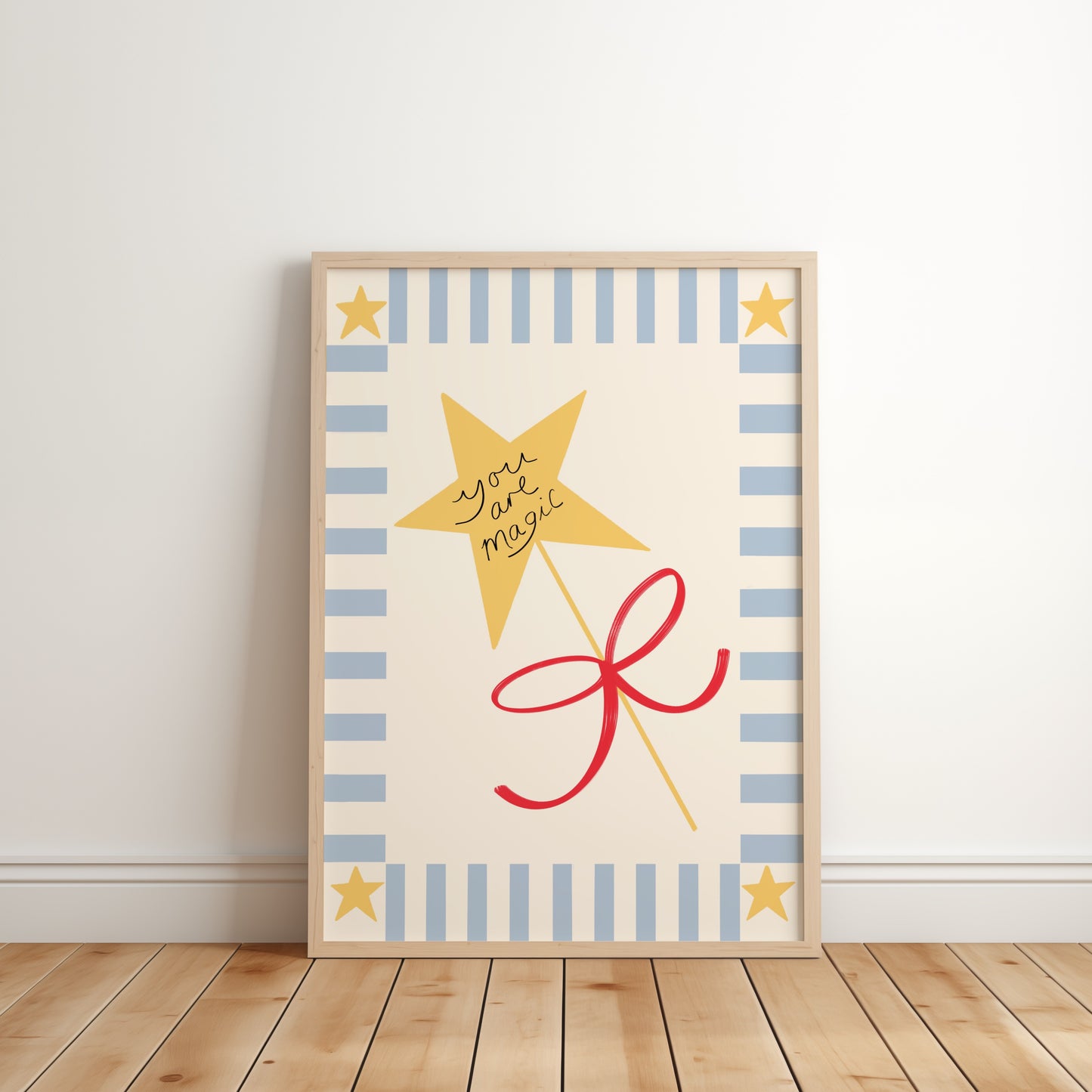 Blue You Are Magic Art Print