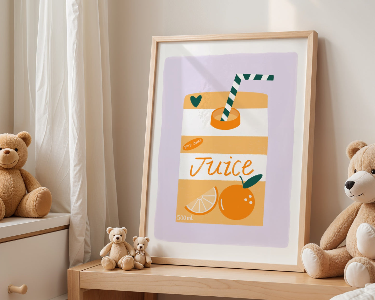 Orange Juice Art Print