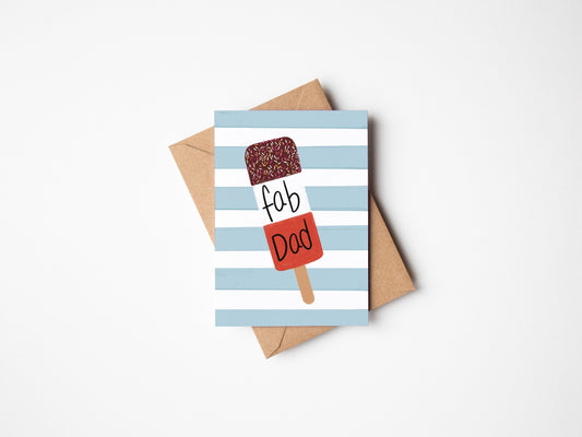 Fab Dad Greeting Card