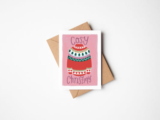 ‘Cosy Christmas’ Christmas Card