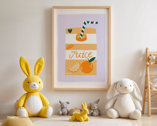 Orange Juice Art Print